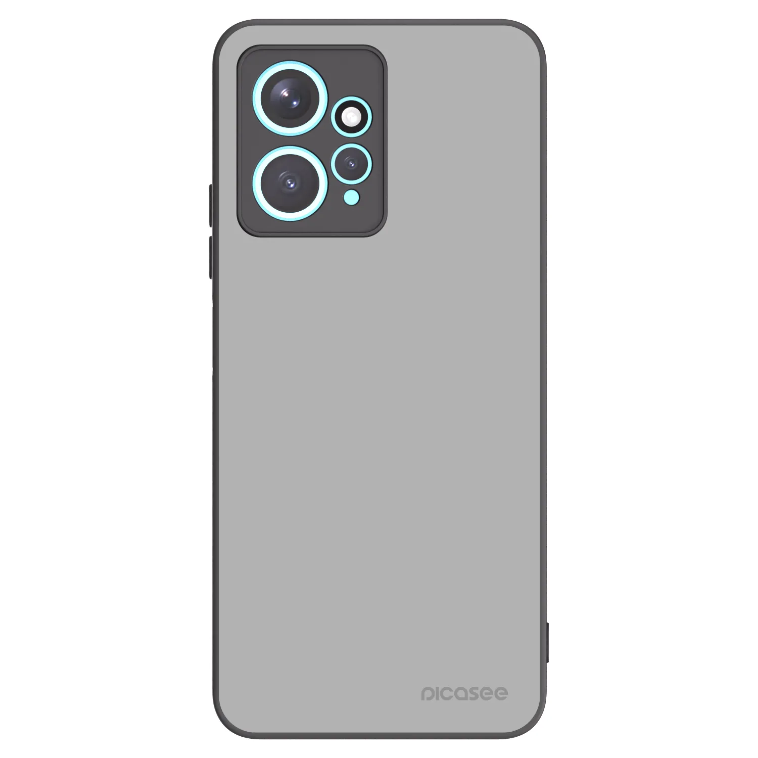 Picasee Xiaomi Redmi Note 12 4G Hülle - Schwarzes Silikon - Stone
