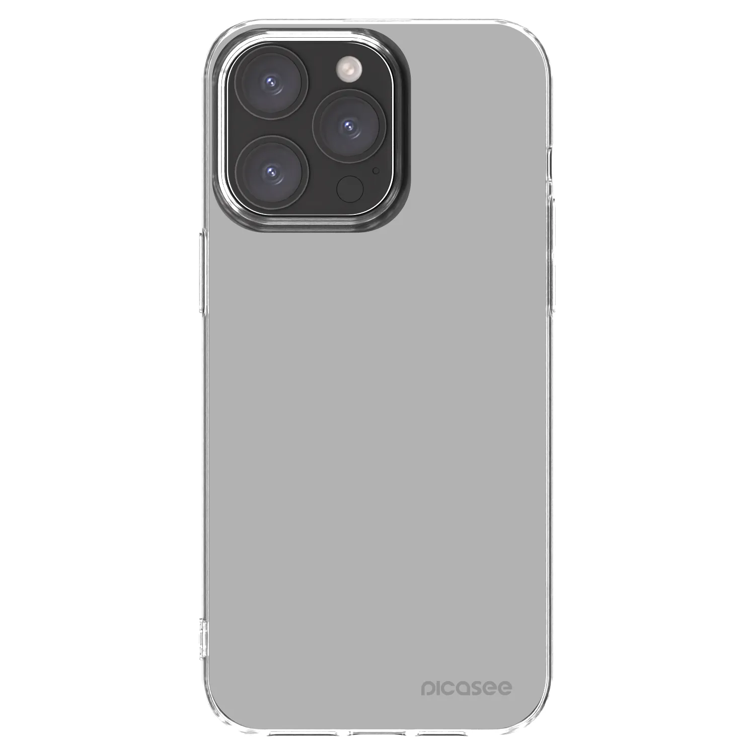 Picasee Apple iPhone 15 Pro Max Hülle - Transparentes Silikon - Stone