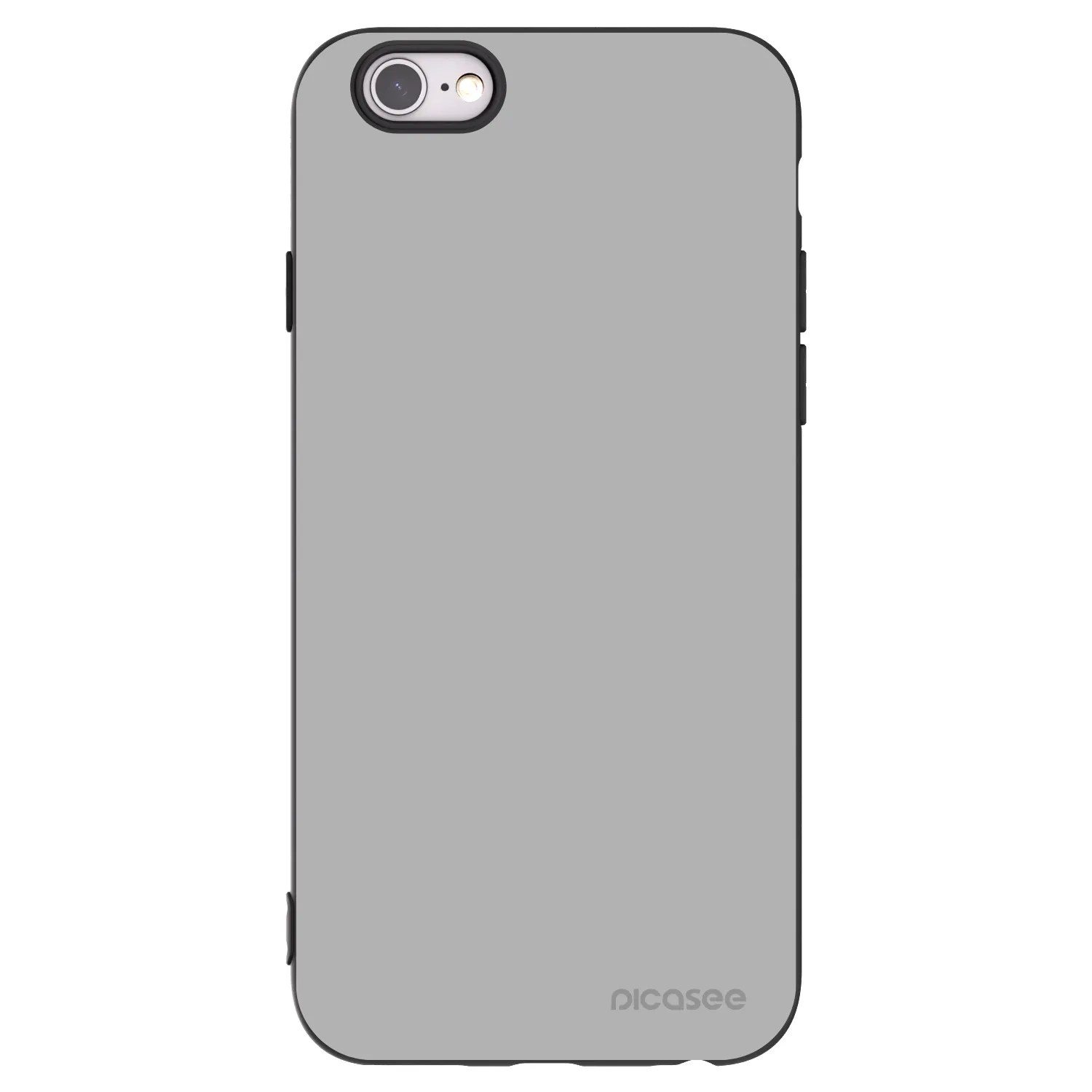Picasee Apple iPhone 6/6S Hülle - Schwarzes Silikon - Stone