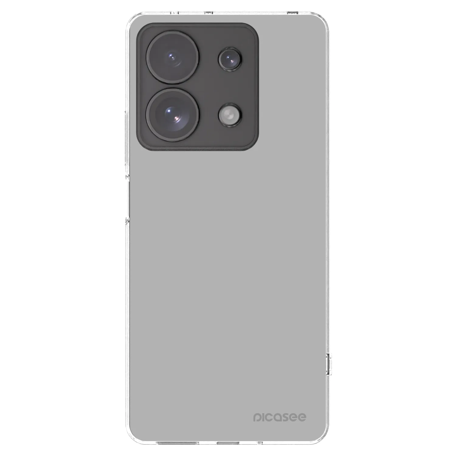 Picasee Xiaomi Redmi Note 13 Pro 4G Hülle - Transparentes Silikon - Stone