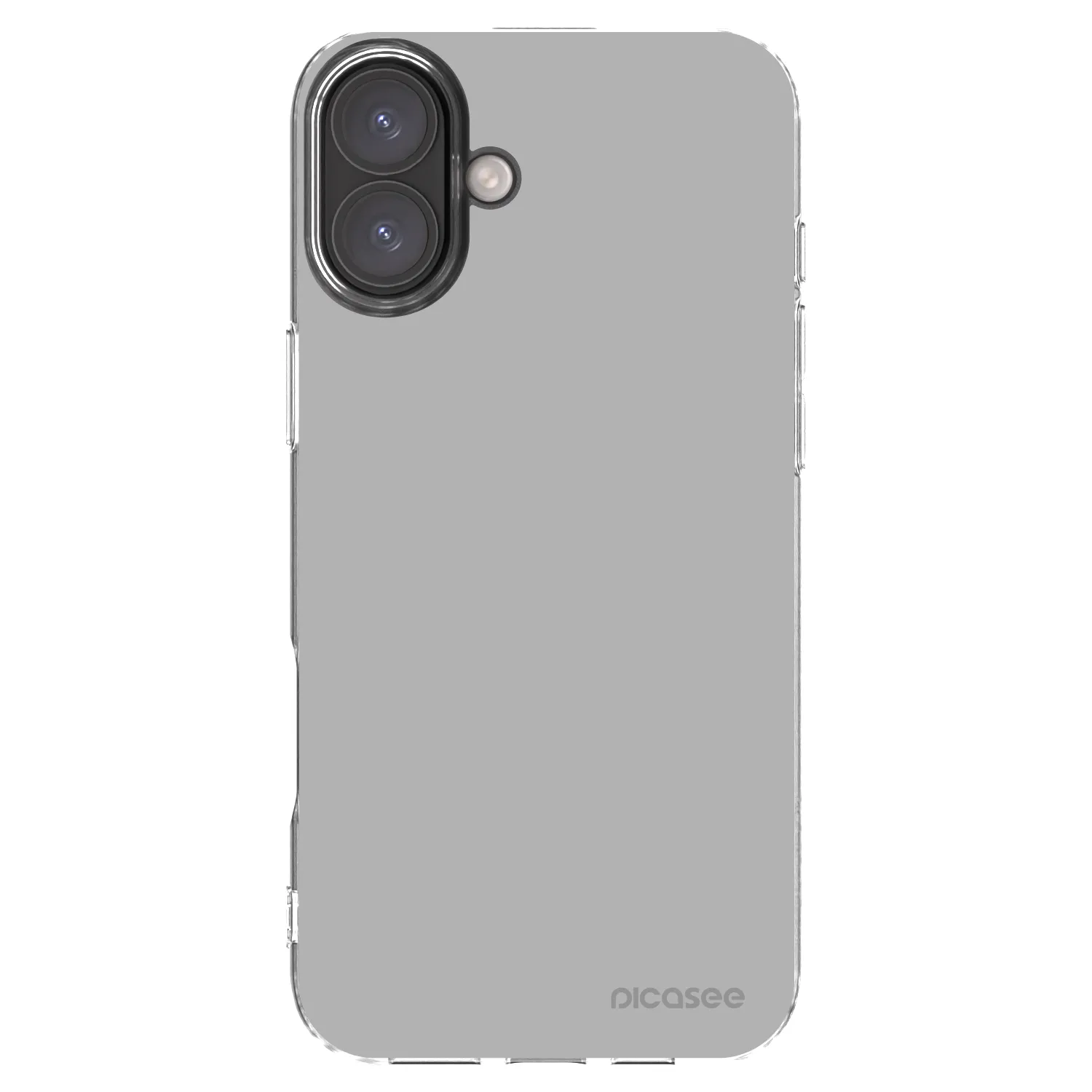Picasee Apple iPhone 16 Plus Hülle - Transparentes Silikon - Stone