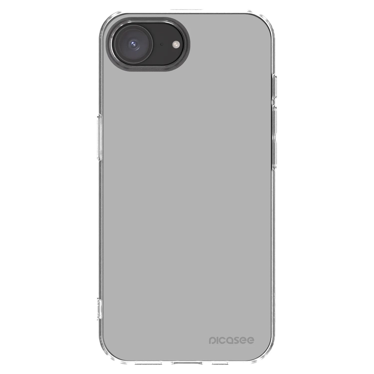 Picasee Apple iPhone 16e Hülle - Transparentes Silikon - Stone