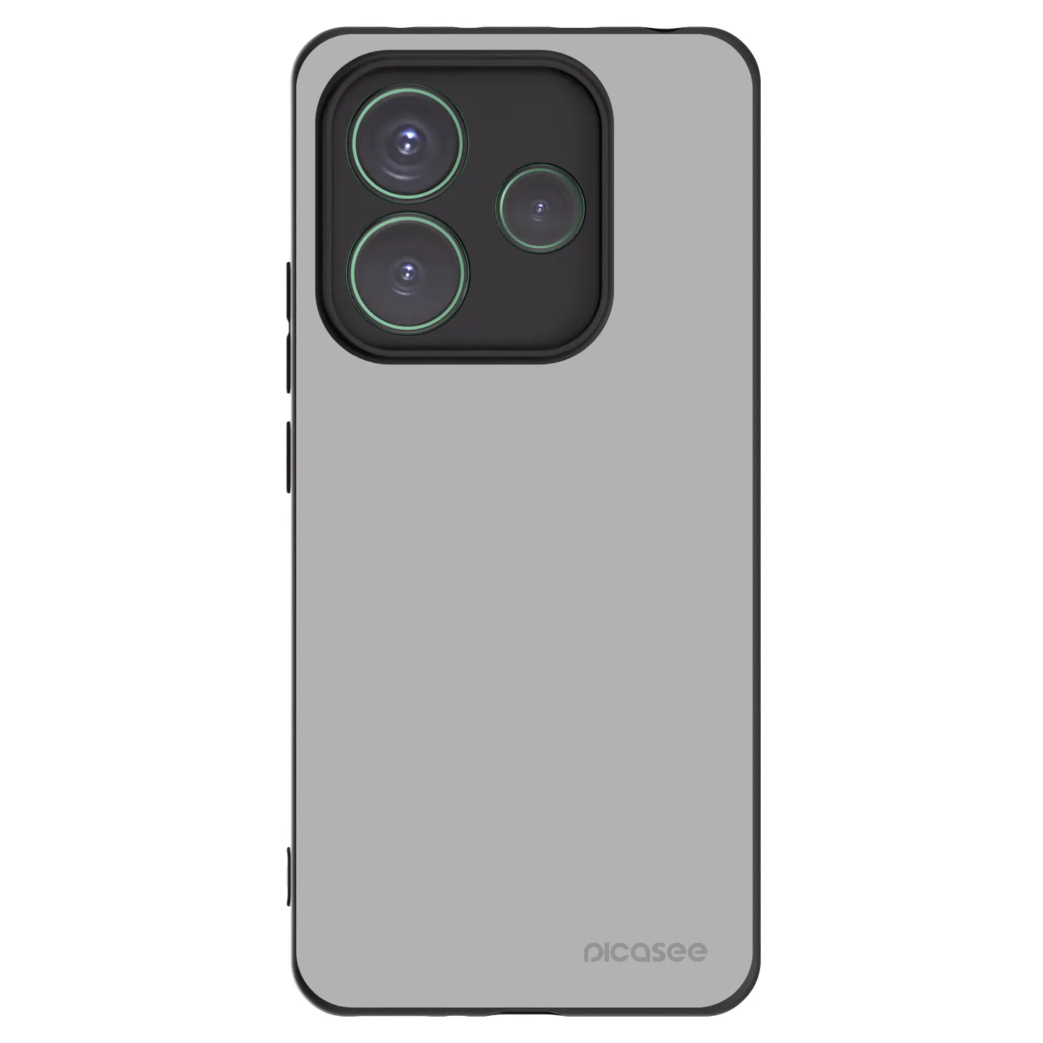 Picasee Xiaomi Redmi Note 14 5G Hülle - Schwarzes Silikon - Stone