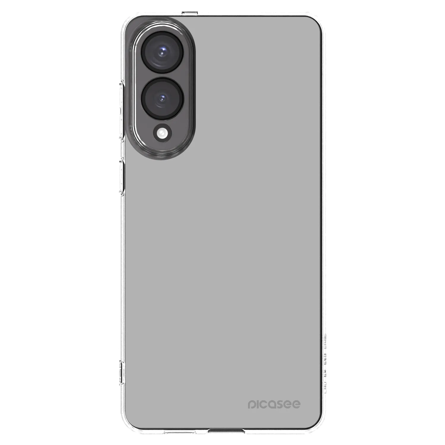Picasee Samsung Galaxy S25 Edge 5G Hülle - Transparentes Silikon - Stone