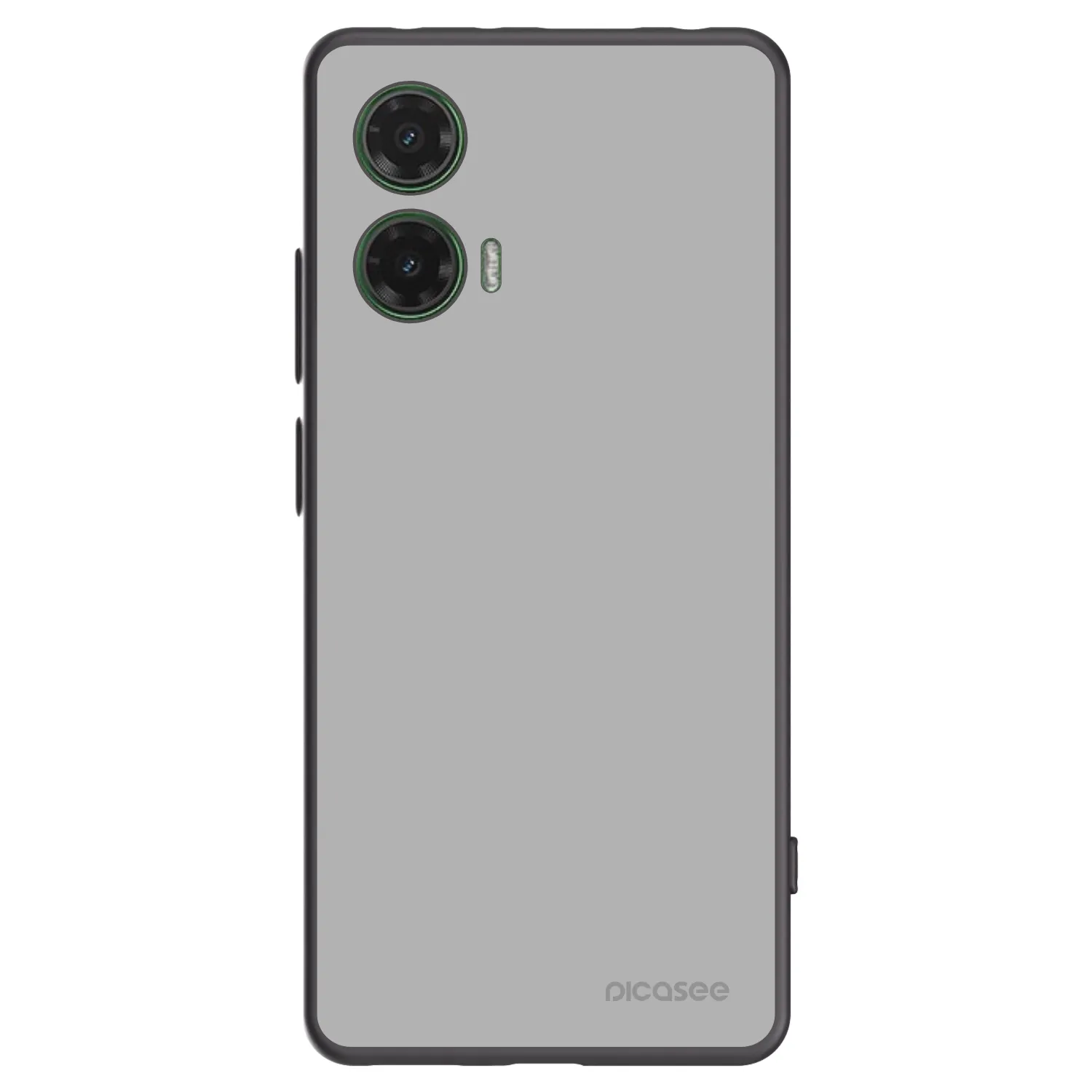 Picasee Motorola Moto G35 5G Hülle - Schwarzes Silikon - Stone