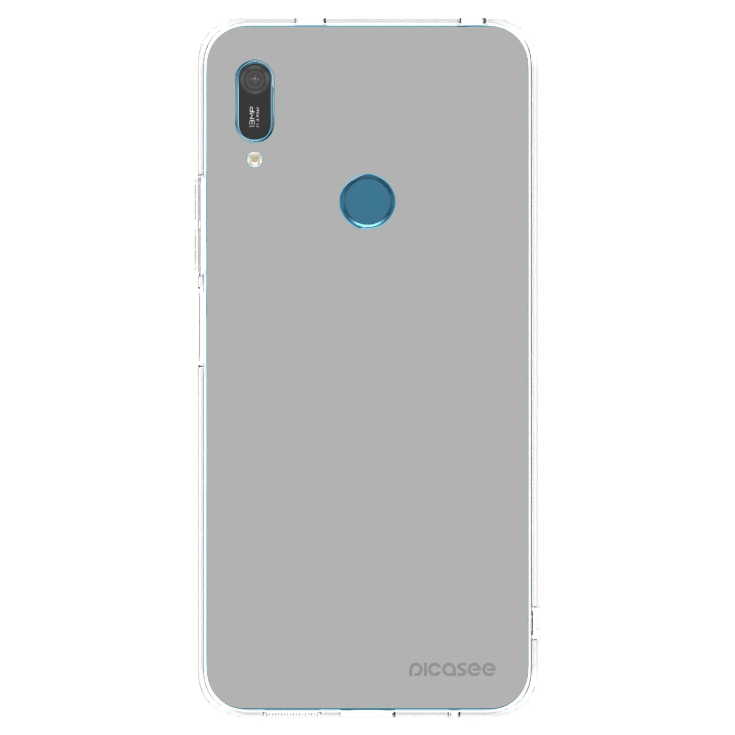 Picasee Huawei Y6 2019 Hülle - Transparentes Silikon - Stone