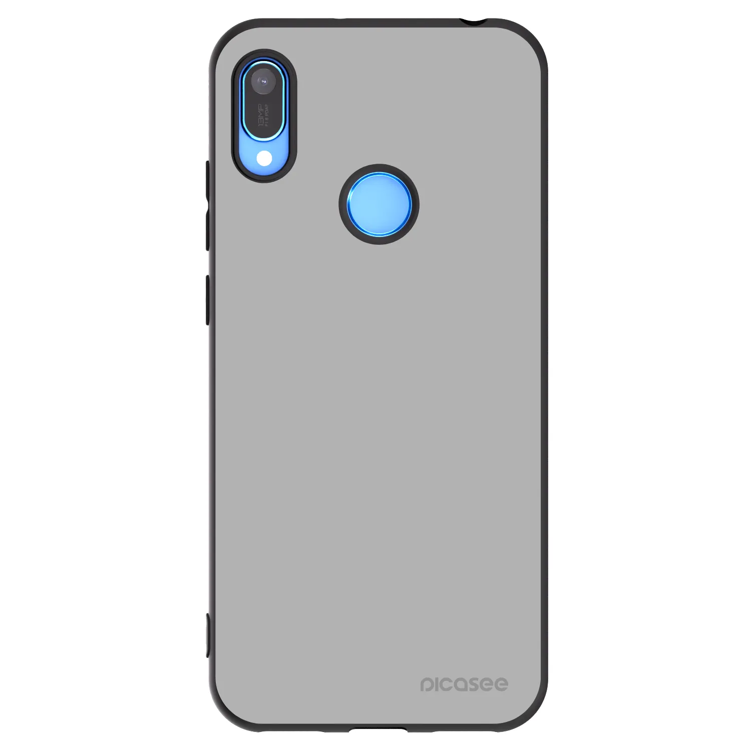 Picasee Huawei Y6 2019 Hülle - Schwarzes Silikon - Stone