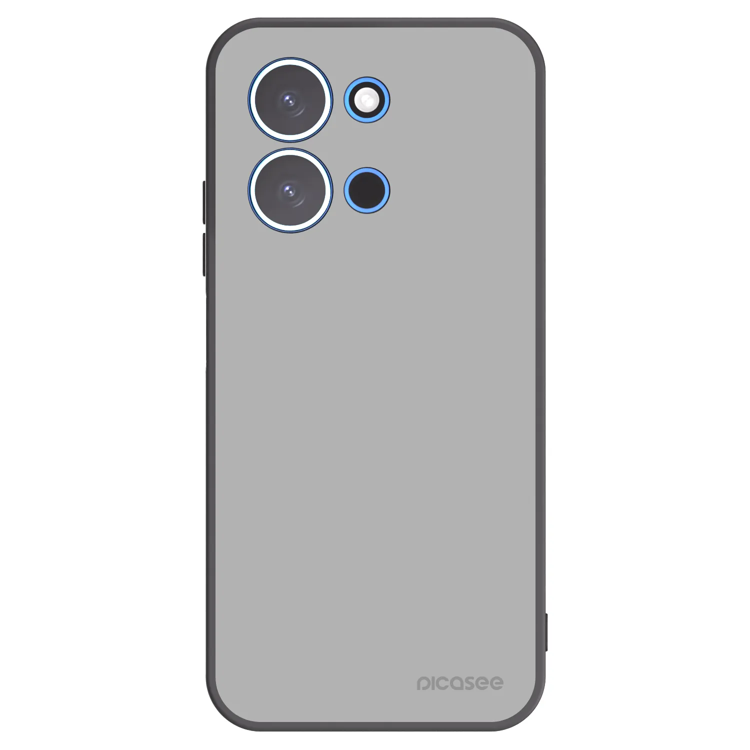 Picasee Xiaomi Redmi 15C 4G Hülle - Schwarzes Silikon - Stone