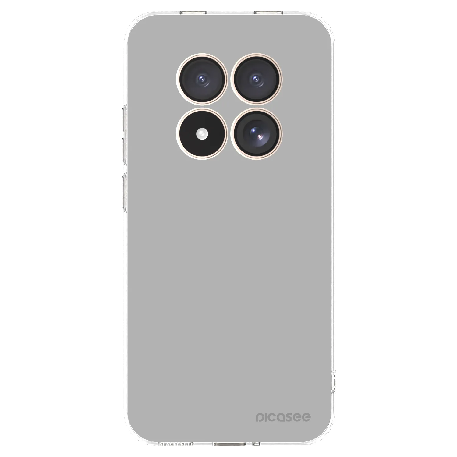Picasee Xiaomi Redmi Note 15 Pro 4G Hülle - Transparentes Silikon - Stone