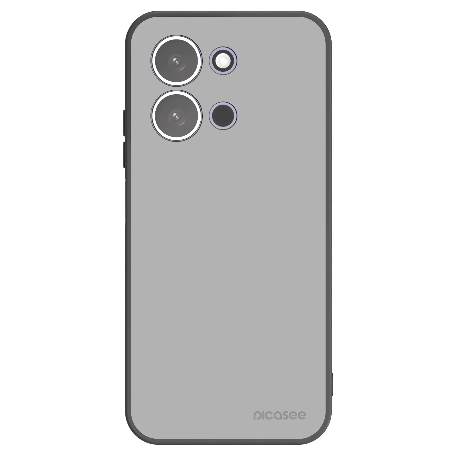 Picasee Xiaomi Redmi 15C 5G Hülle - Schwarzes Silikon - Stone