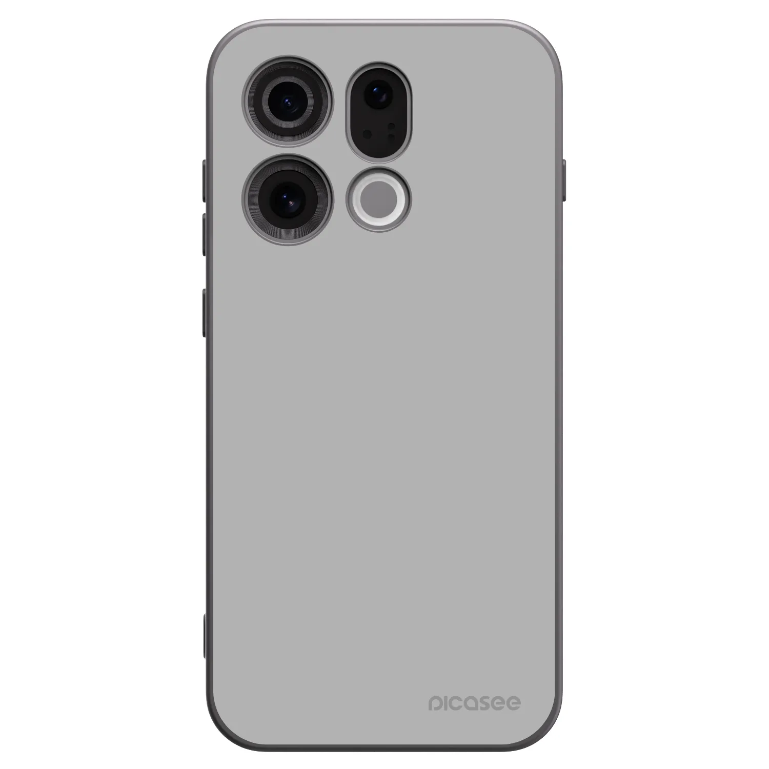 Picasee OPPO Find X9 Hülle - Schwarzes Silikon - Stone