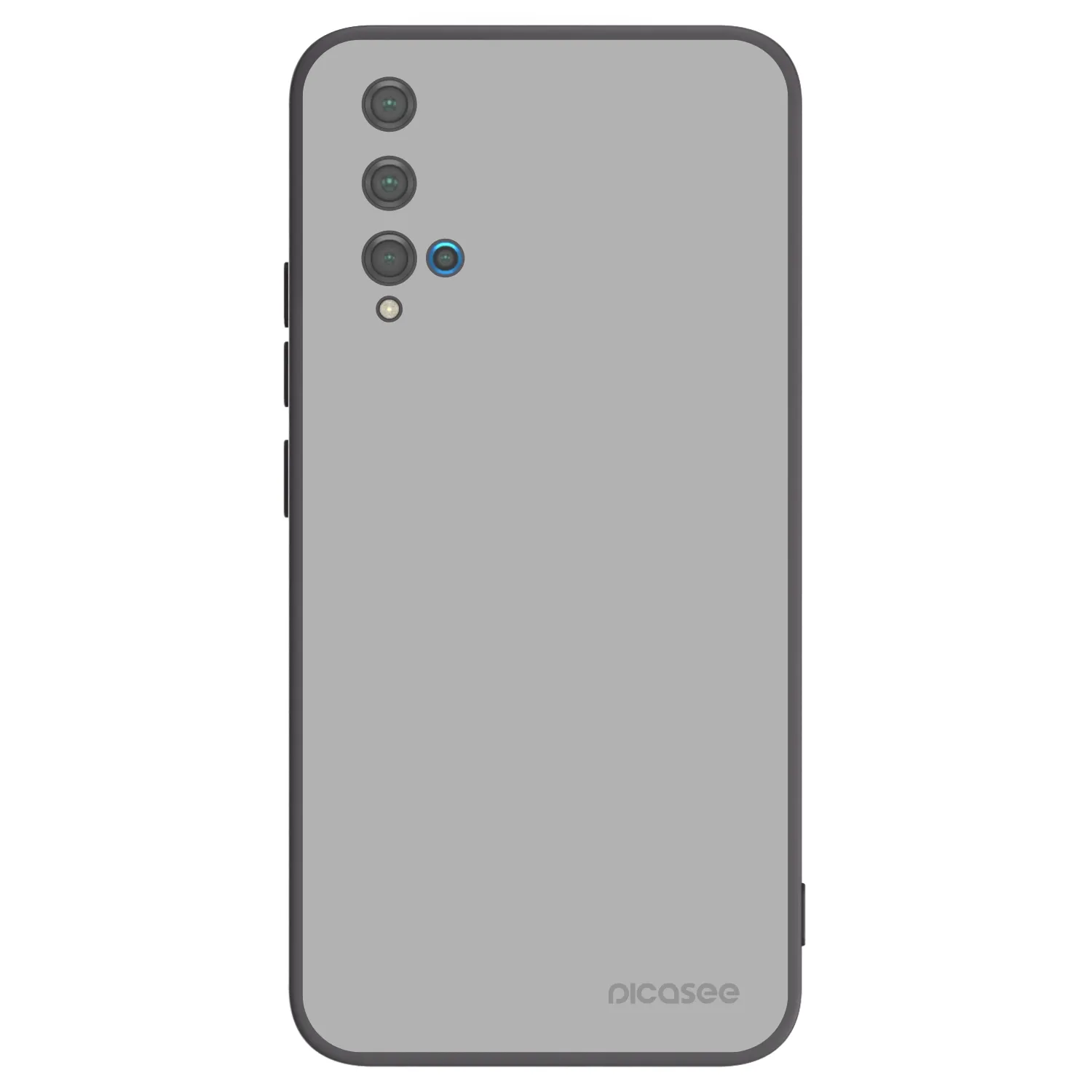 Picasee Huawei Nova 5T Hülle - Schwarzes Silikon - Stone