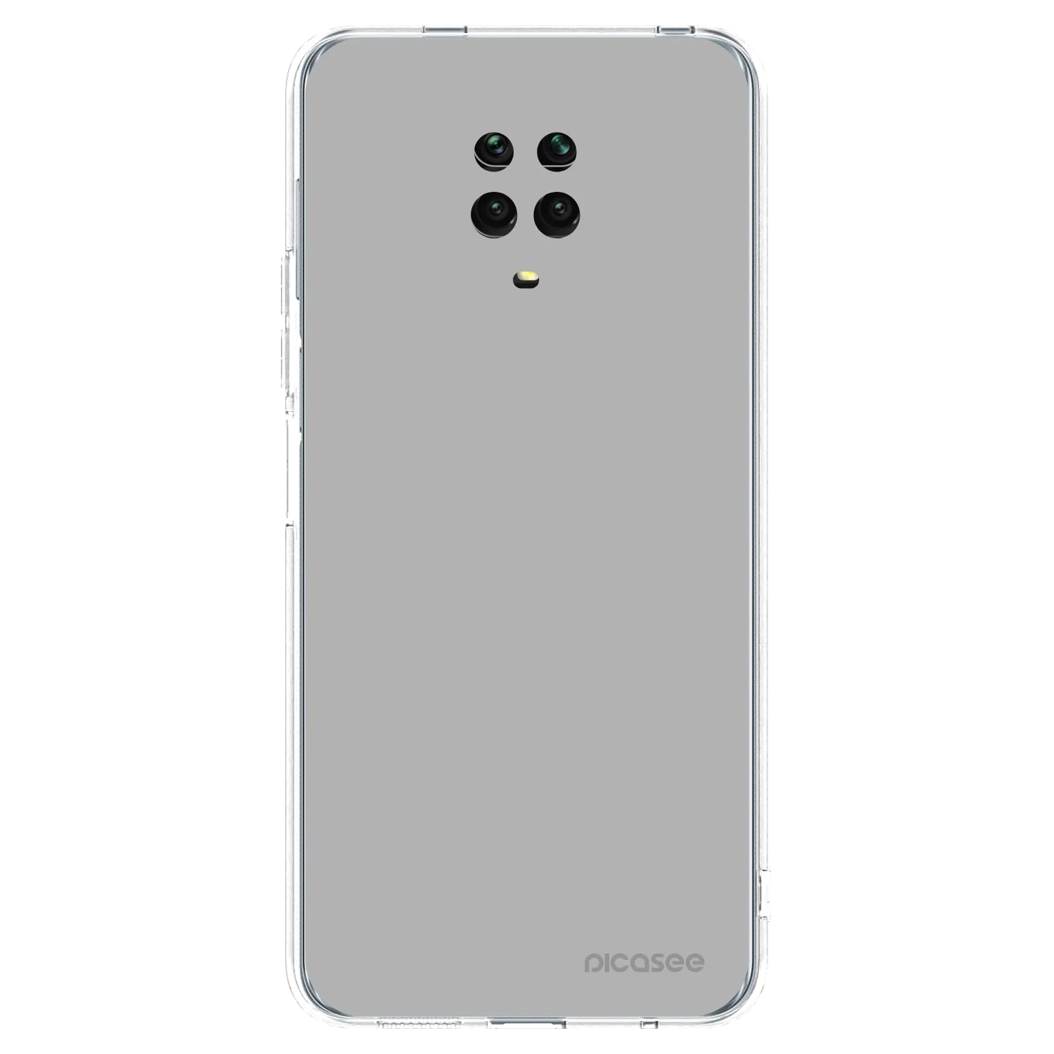 Picasee Xiaomi Redmi Note 9S Hülle - Transparentes Silikon - Stone