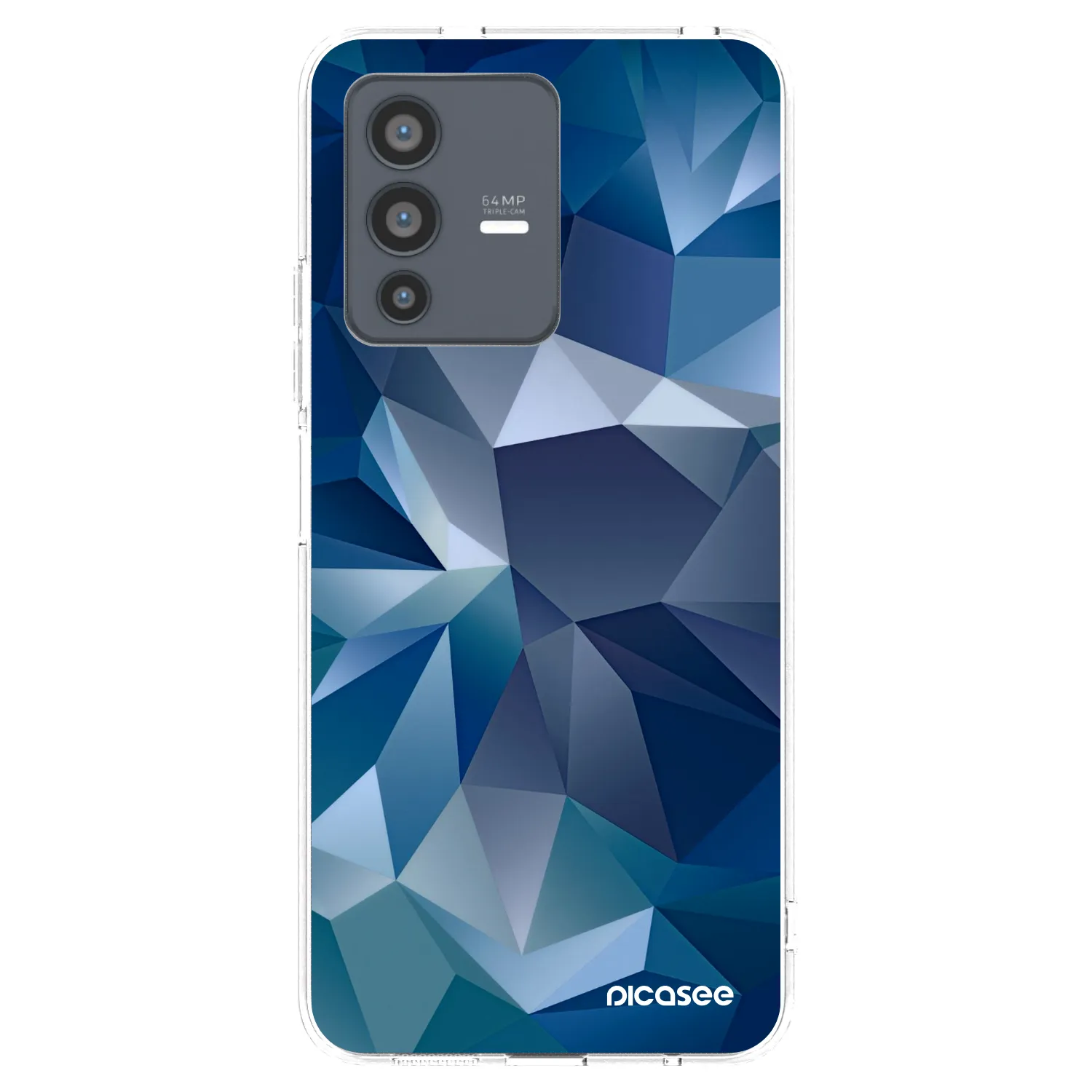 Picasee Vivo V23 5G Hülle - Transparentes Silikon - Wallpaper