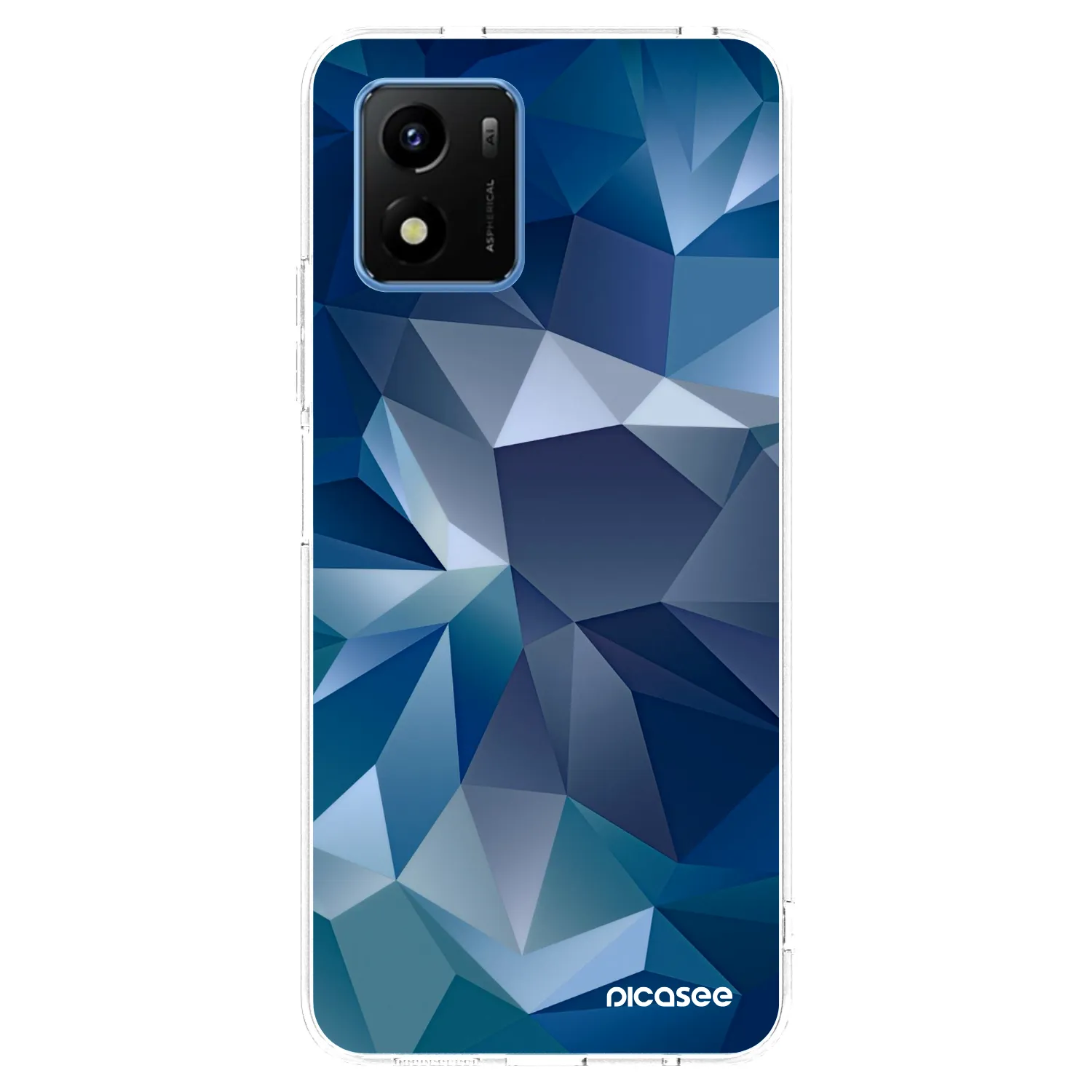 Picasee Vivo Y01 Hülle - Transparentes Silikon - Wallpaper