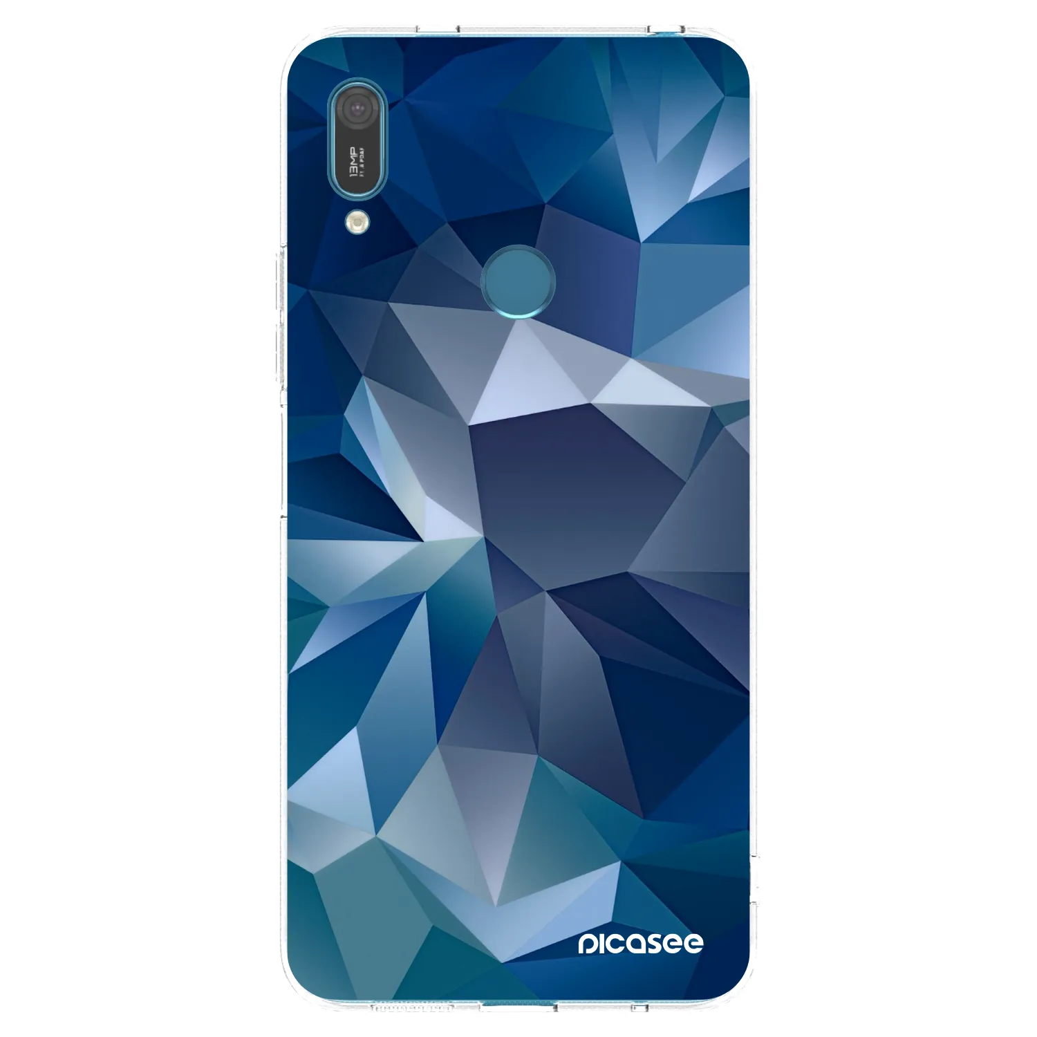 Picasee Huawei Y7 2019 Hülle - Transparentes Silikon - Wallpaper