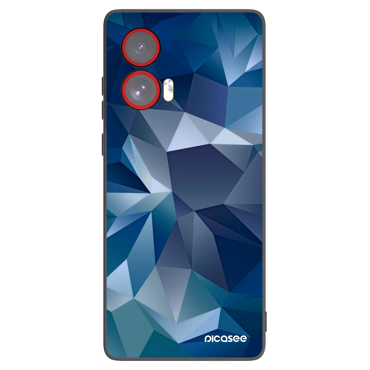 Picasee Motorola Edge 50 Fusion Hülle - Schwarzes Silikon - Wallpaper