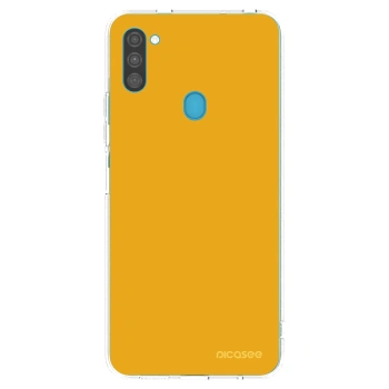 Picasee Samsung Galaxy M11 Hülle - Transparentes Silikon - Sun