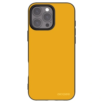 Picasee Apple iPhone 16 Pro Max Hülle - Schwarzes Silikon - Sun