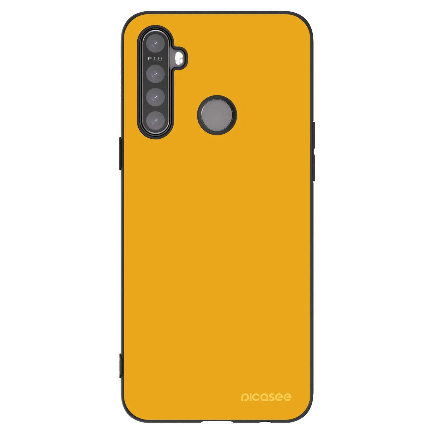 Picasee Realme 6i Hülle - Schwarzes Silikon - Sun