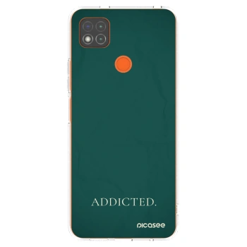 Picasee Xiaomi Redmi 9C Hülle - Transparentes Silikon - Addicted