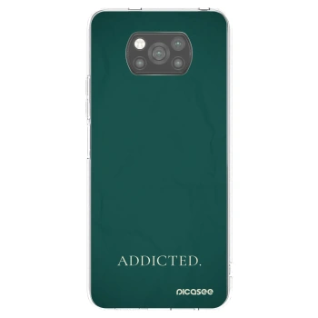 Picasee Xiaomi Poco X3 Hülle - Schwarzes Silikon - Addicted