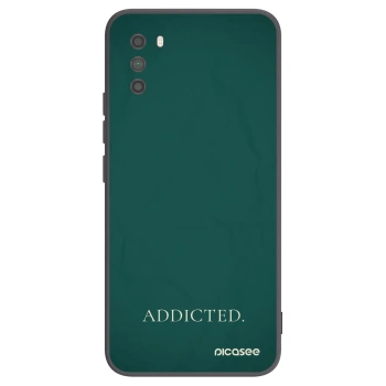 Picasee Xiaomi Poco M3 Hülle - Schwarzes Silikon - Addicted