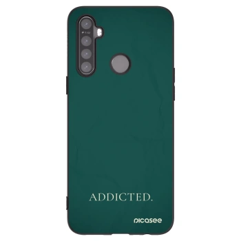 Picasee Realme 6i Hülle - Schwarzes Silikon - Addicted