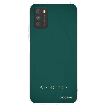 Picasee Xiaomi Poco M3 Hülle - Transparentes Silikon - Addicted