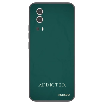 Picasee Vivo Y72 5G Hülle - Schwarzes Silikon - Addicted