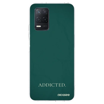 Picasee Realme 8 5G Hülle - Transparentes Silikon - Addicted