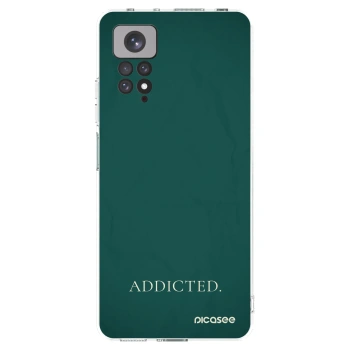 Picasee Xiaomi Redmi Note 11S 4G Hülle - Transparentes Silikon - Addicted