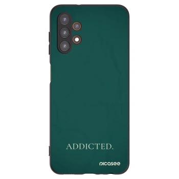 Picasee Samsung Galaxy A13 4G A135 Hülle - Schwarzes Silikon - Addicted