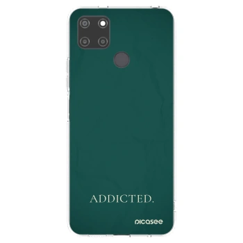 Picasee Realme C21Y Hülle - Transparentes Silikon - Addicted