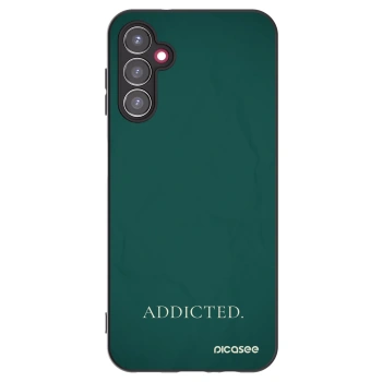 Picasee Samsung Galaxy A14 4G A145R Hülle - Schwarzes Silikon - Addicted