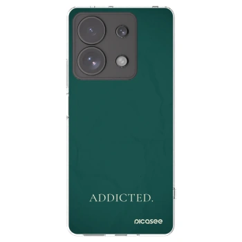 Picasee Xiaomi Redmi Note 13 Pro 4G Hülle - Transparentes Silikon - Addicted