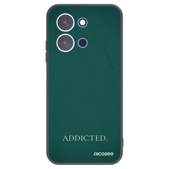 Picasee Xiaomi Redmi 15C 4G Hülle - Schwarzes Silikon - Addicted