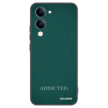 Picasee Vivo Y29s 5G Hülle - Schwarzes Silikon - Addicted