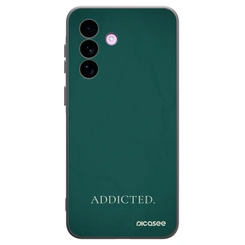 Picasee Samsung Galaxy A57 5G Hülle - Schwarzes Silikon - Addicted