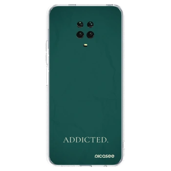 Picasee Xiaomi Redmi Note 9 Pro Hülle - Transparentes Silikon - Addicted
