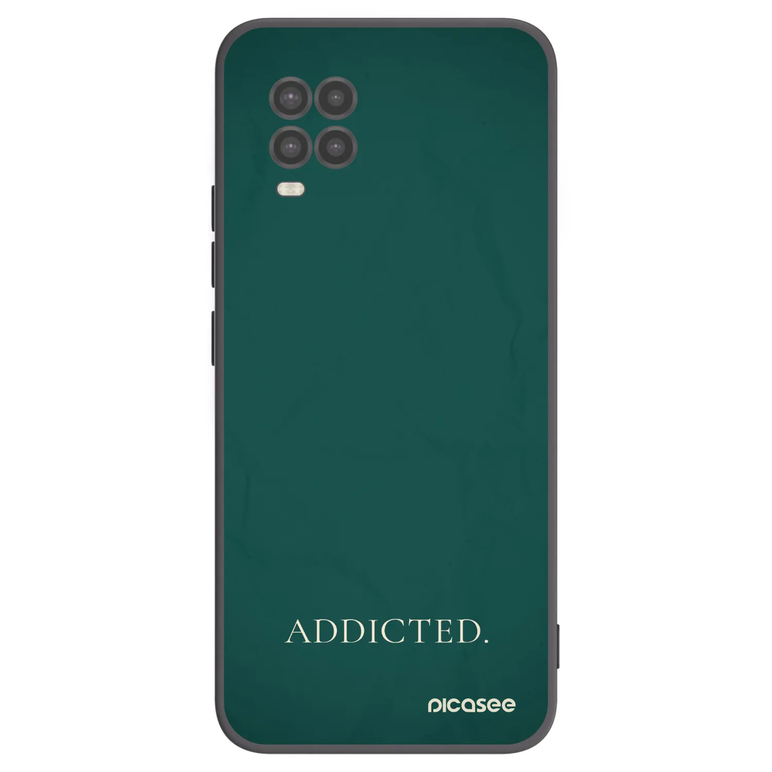 Picasee Xiaomi Mi 10 Lite Hülle - Schwarzes Silikon - Addicted