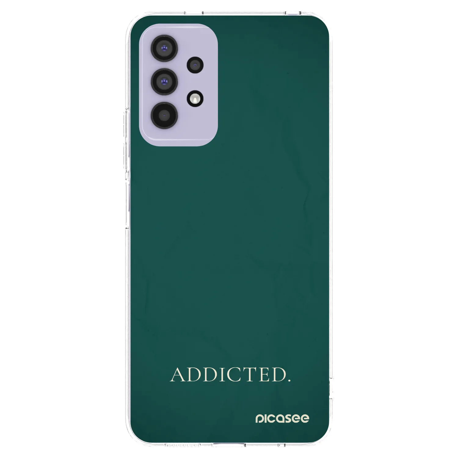 Picasee Samsung Galaxy A32 4G SM-A325F Hülle - Transparentes Silikon - Addicted