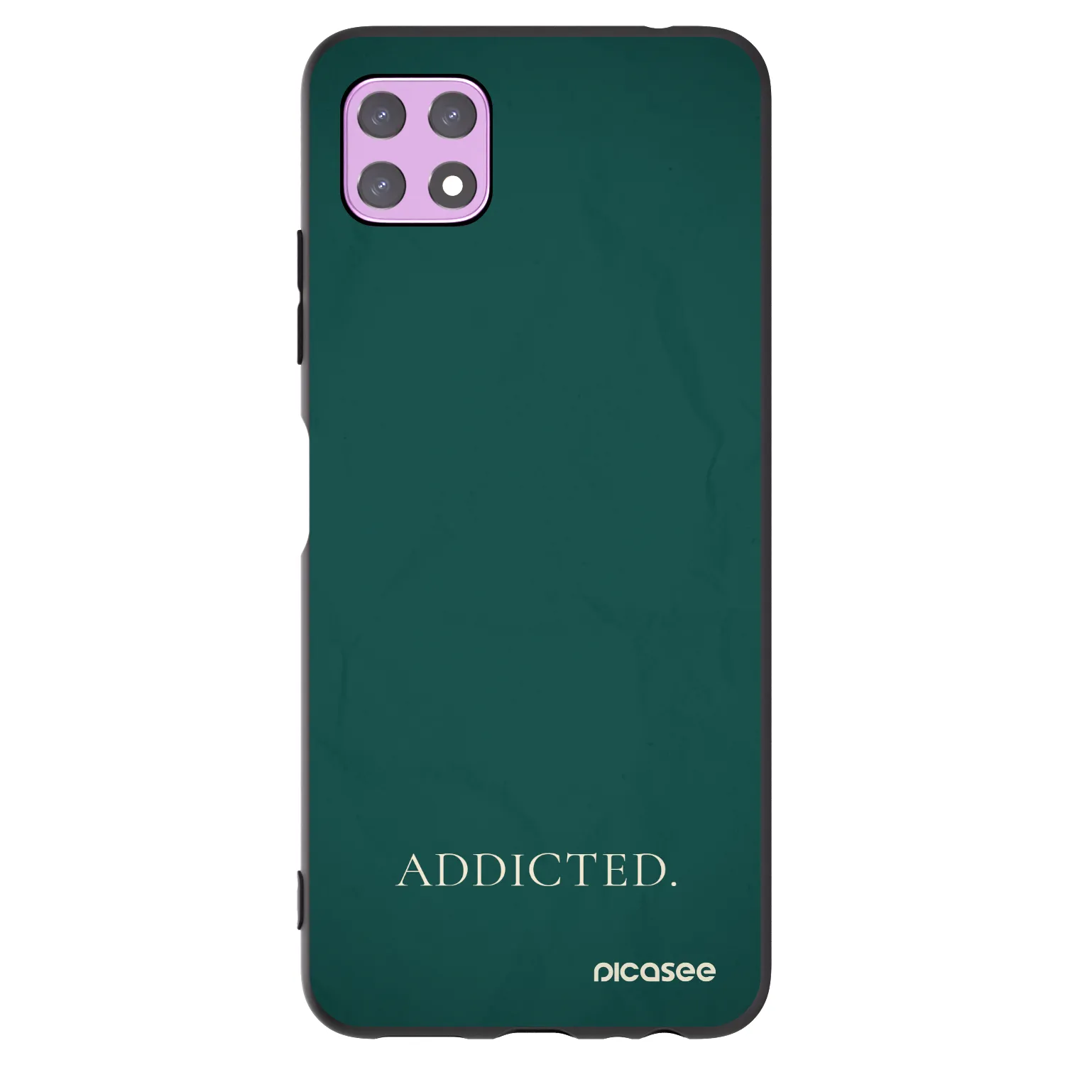 Picasee Samsung Galaxy A22 A226B 5G Hülle - Schwarzes Silikon - Addicted