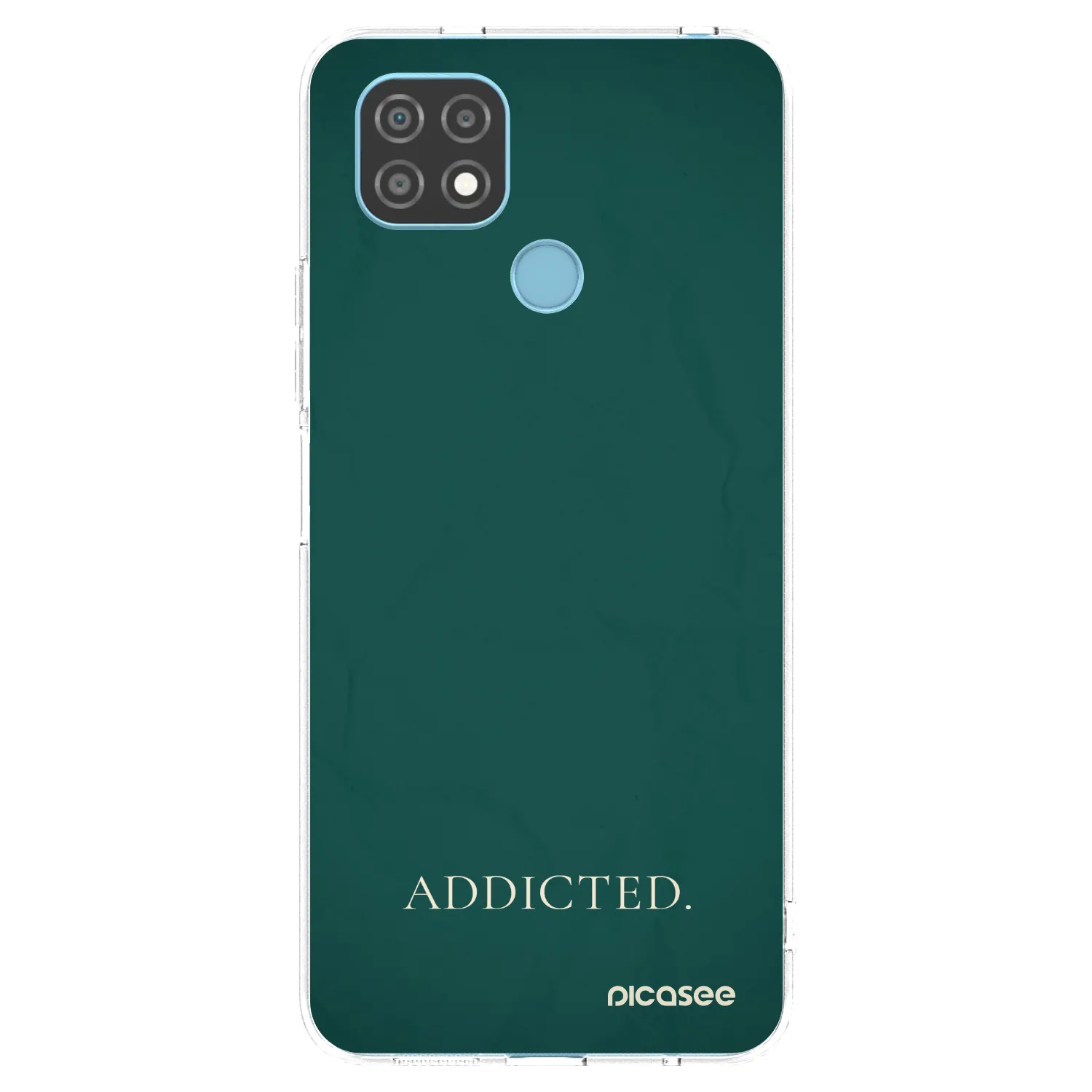 Picasee Realme C21 Hülle - Transparentes Silikon - Addicted