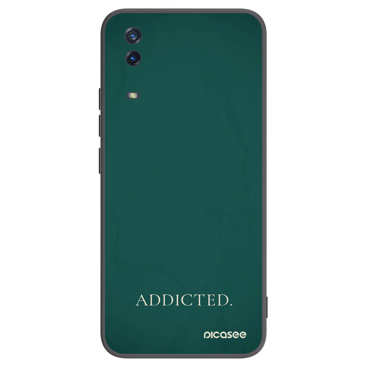 Picasee Vivo Y11s Hülle - Schwarzes Silikon - Addicted