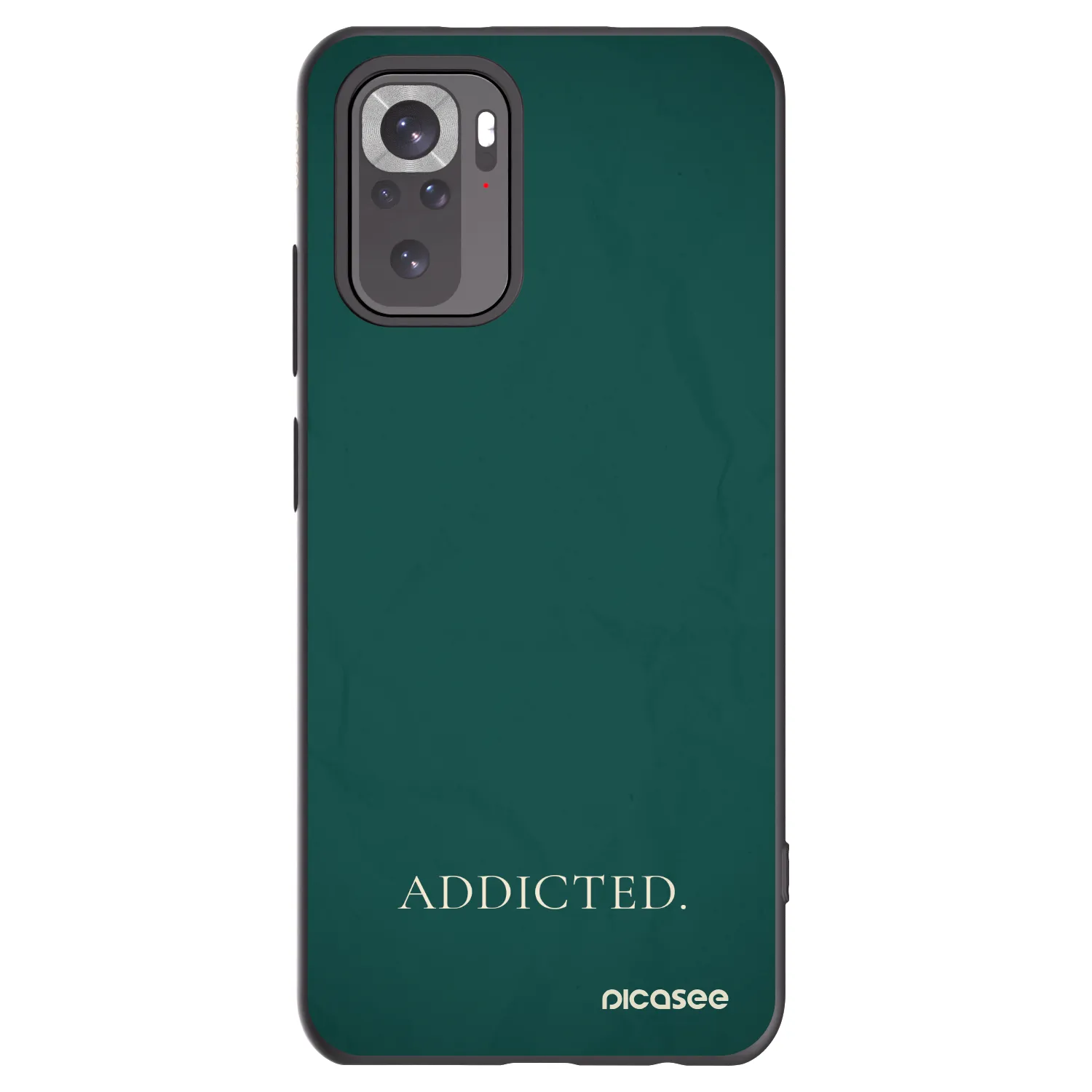 Picasee Xiaomi Redmi Note 11S 4G Hülle - Schwarzes Silikon - Addicted