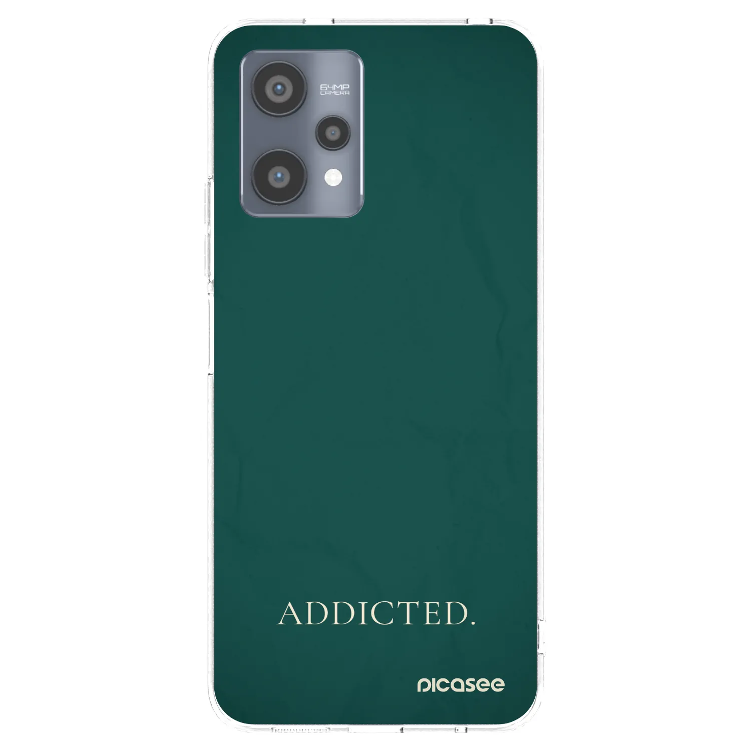 Picasee Realme 9 Pro 5G Hülle - Transparentes Silikon - Addicted