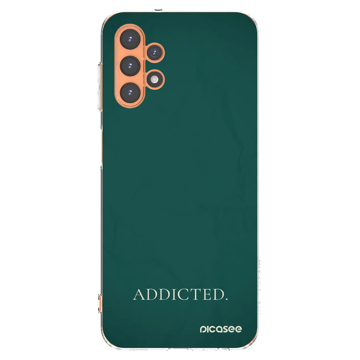 Picasee Samsung Galaxy A13 4G A135 Hülle - Transparentes Silikon - Addicted