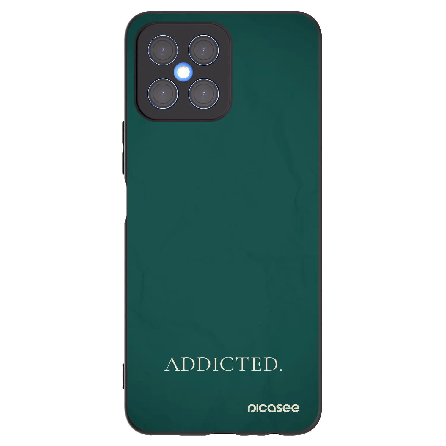 Picasee Honor X8 4G Hülle - Schwarzes Silikon - Addicted