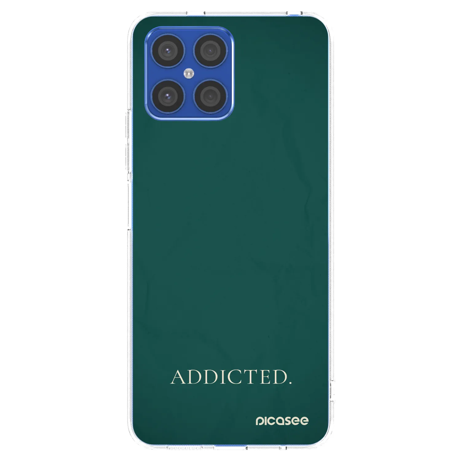 Picasee Honor X8 4G Hülle - Transparentes Silikon - Addicted